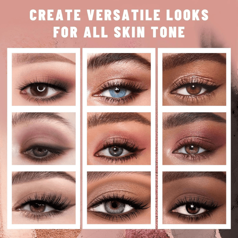 6 Color Mini Eyeshadow Palette Highly Pigmented And Blendable-My Makeup Brushset