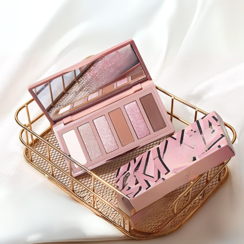 6 Color Eyeshadow Palette Mini Makeup Kit For Eye Looks-My Makeup Brushset