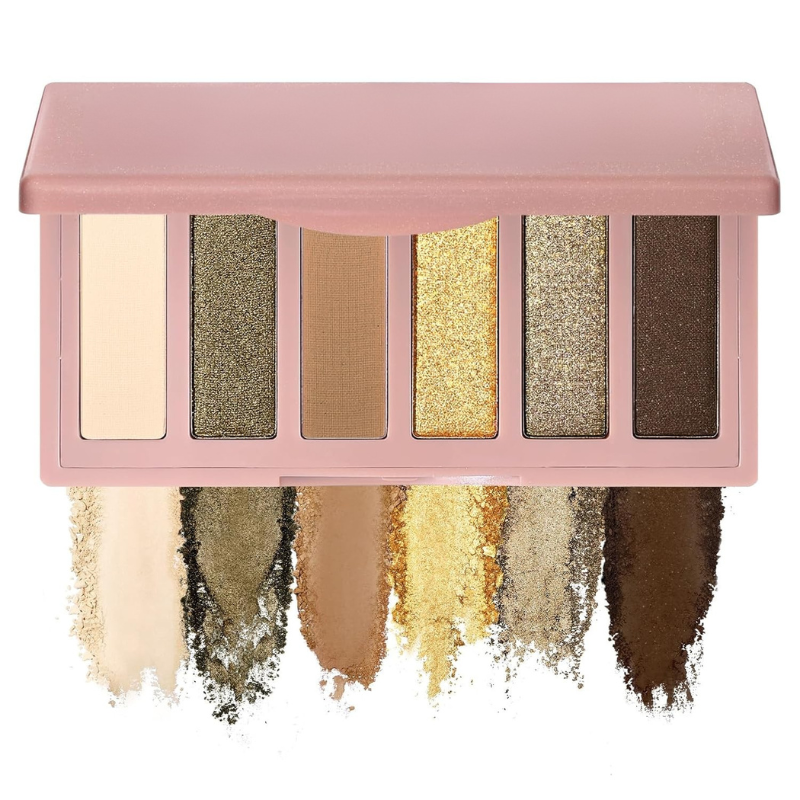 6 Color Mini Makeup Palette Kit for Travel Beauty Looks-My Makeup Brushset