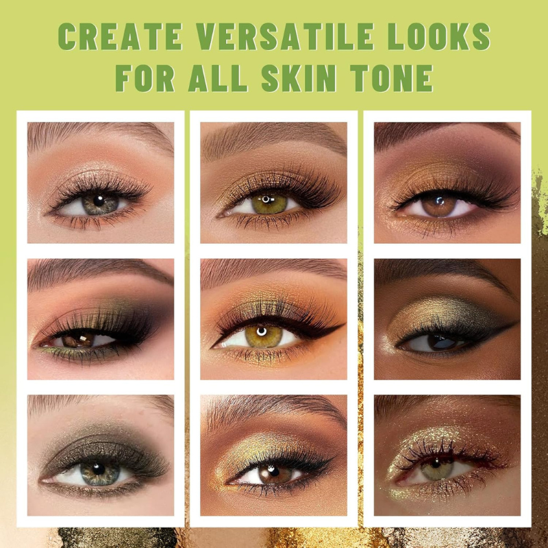 6 Color Mini Makeup Palette Kit for Travel Beauty Looks-My Makeup Brushset