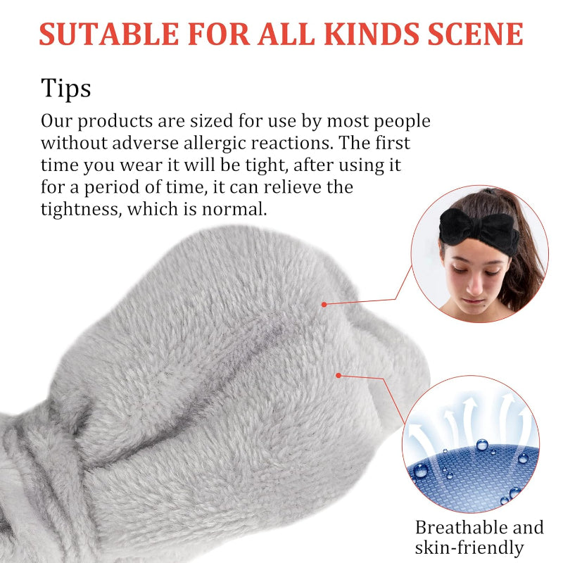 Spa Headband Set 6 Pieces Skincare And Beauty Wristbands-My Makeup Brushset