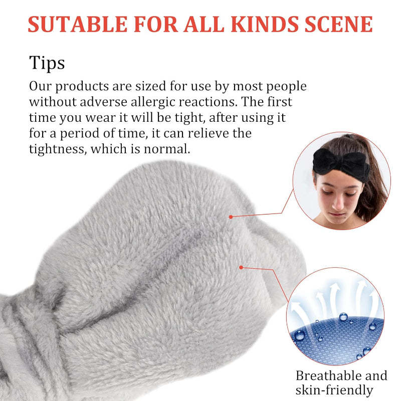 Spa Headband Set 6 Pieces Skincare And Beauty Wristbands-My Makeup Brushset