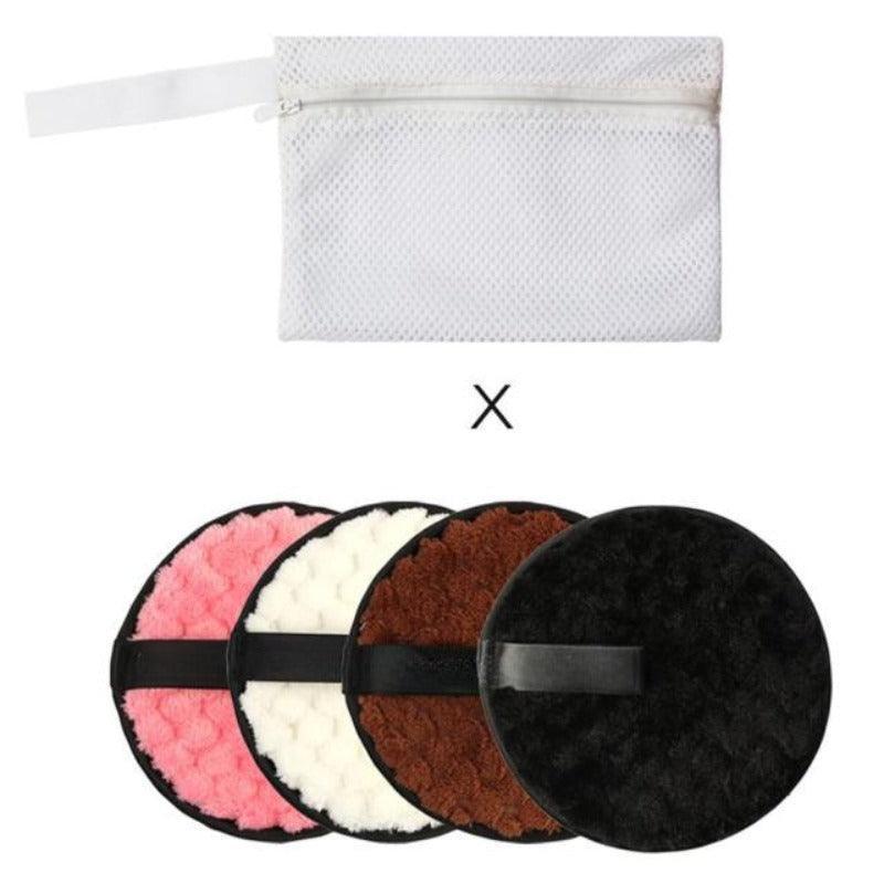 Microfiber Makeup Remover Pads – Reusable, Gentle & Eco-Friendly-My Makeup Brushset
