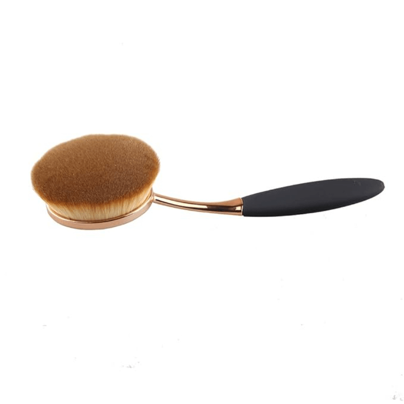 Oval Foundation Brush for Flawless Liquid and Powder Application-My Makeup Brushset