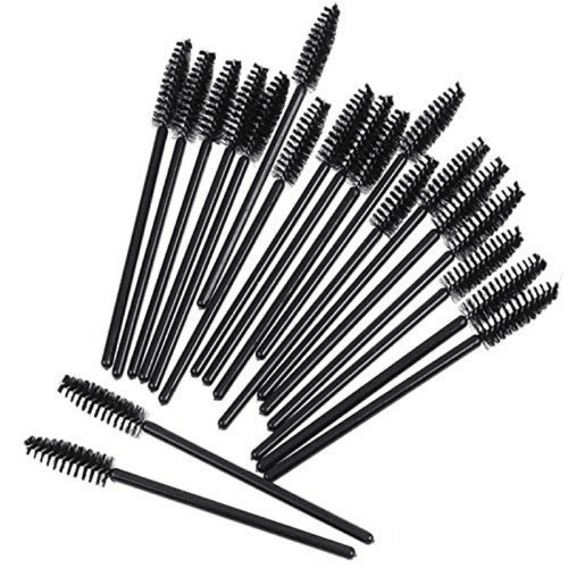 Disposable Mascara Wands  - Black Spoolie Brush Set-My Makeup Brushset