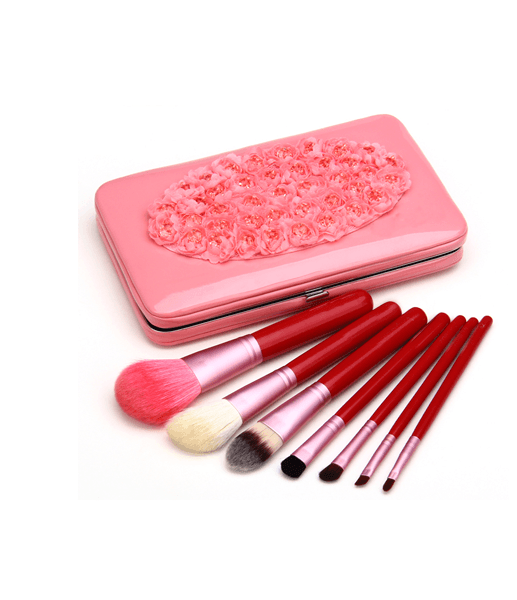 7 Piece Flower Makeup Brush Set For Flawless Application-My Makeup Brushset