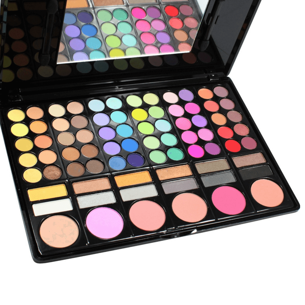 78 Color Makeup Palette – All-in-One Eyeshadow and Face Kit-My Makeup Brushset