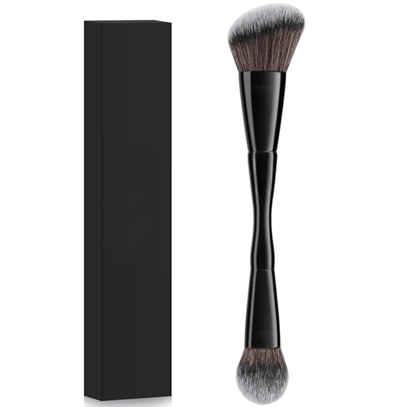 Double Ended Brush - Professional Makeup Foundation Contour Brush-My Makeup Brushset