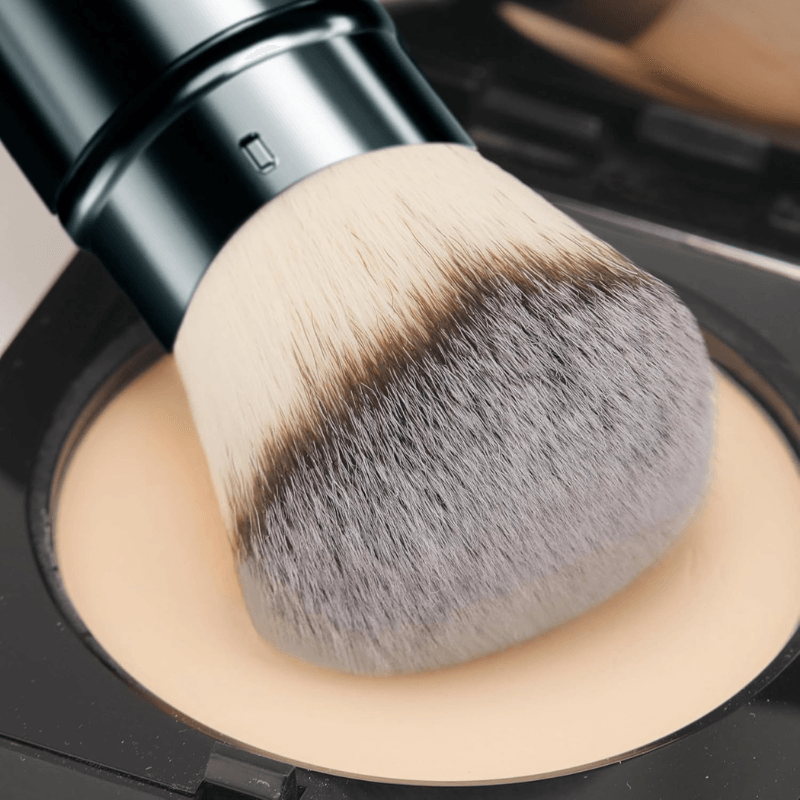Retractable Kabuki Brush Travel Friendly Makeup Tool-My Makeup Brushset