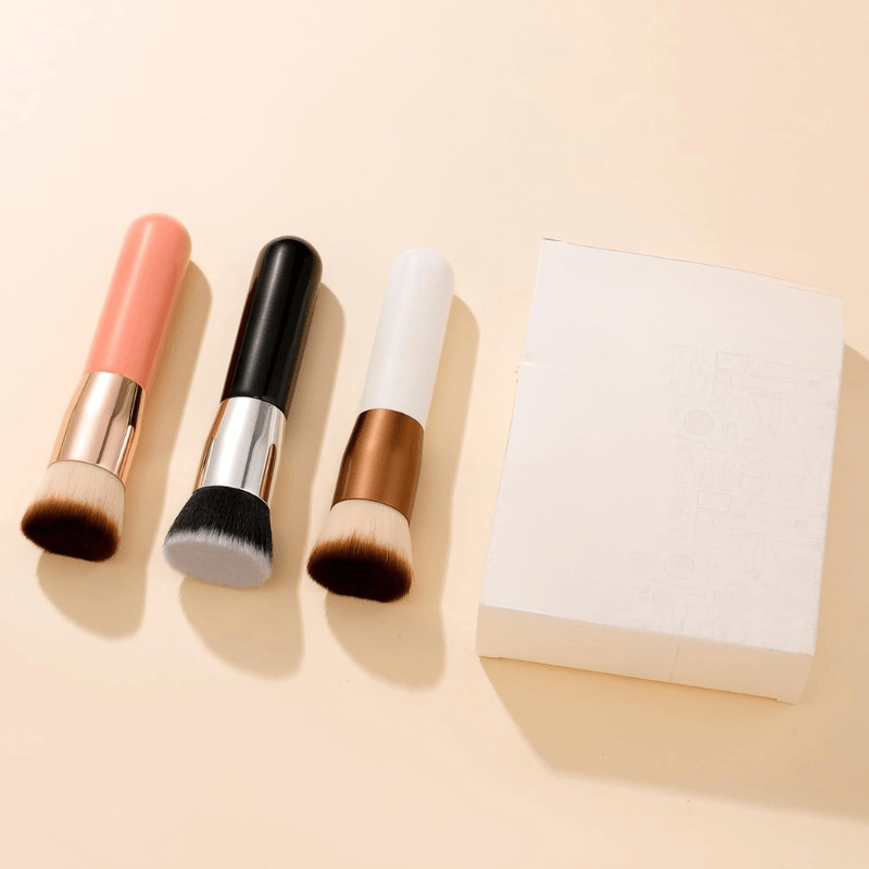 Foundation Brush With Soft Bristles For Blending Buffing-My Makeup Brushset