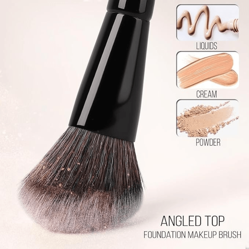 Double Ended Brush - Professional Makeup Foundation Contour Brush-My Makeup Brushset
