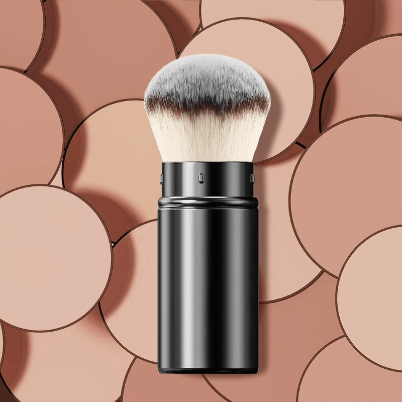 Retractable Kabuki Brush Travel Friendly Makeup Tool-My Makeup Brushset
