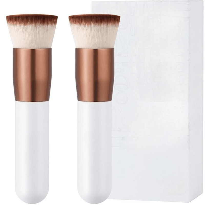 Foundation Brush With Soft Bristles For Blending Buffing-My Makeup Brushset