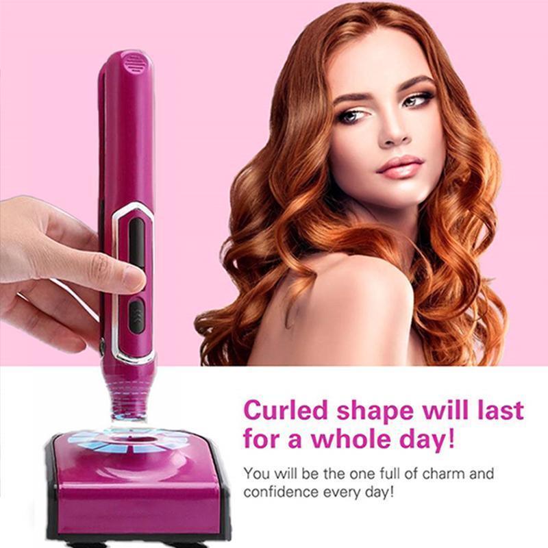 Wireless Portable Rotating Hair Curler – Quick And  Easy Curls-My Makeup Brushset