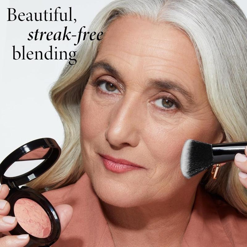 Angled Multipurpose Brush With Handle For Makeup Application-My Makeup Brushset