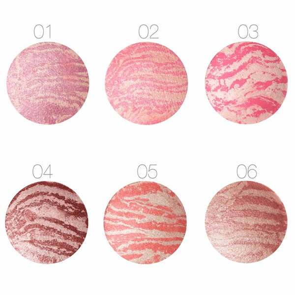 Baked Blush Palette For Radiant Glow - Lightweight And Pigmented Blush-My Makeup Brushset