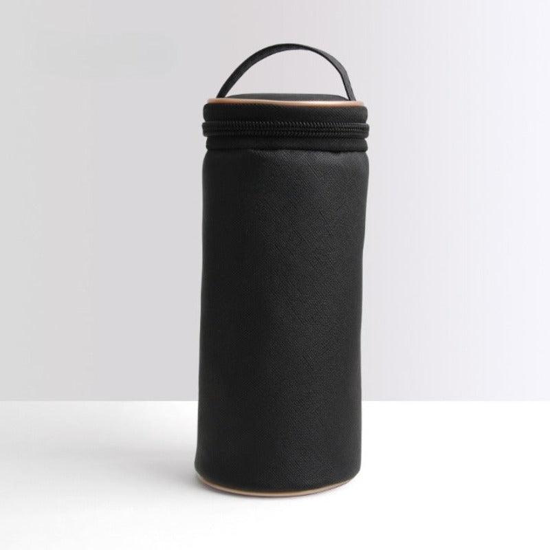 PU Leather Travel Makeup Brush Holder-My Makeup Brushset