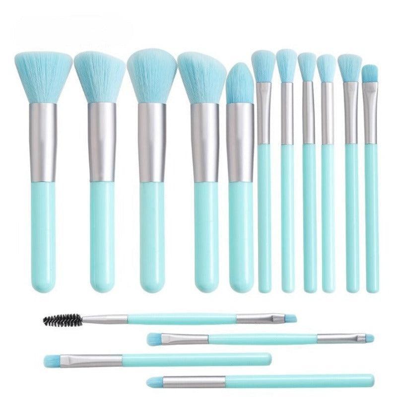 15 Pcs Neon Makeup Brush Set - Colorful & Soft Bristles-My Makeup Brushset