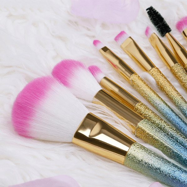 Glitter Glamour Brush Set – For Flawless Makeup Application-My Makeup Brushset