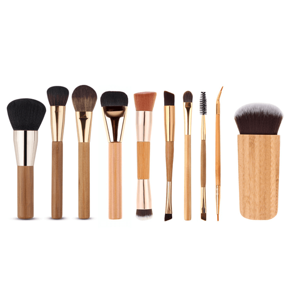 10 Piece Wood Brush Set – Professional Precision and Durability-My Makeup Brushset