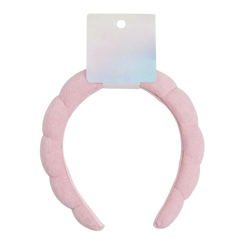 Bubble Spa Headband Soft Plush for Makeup and Skincare-My Makeup Brushset