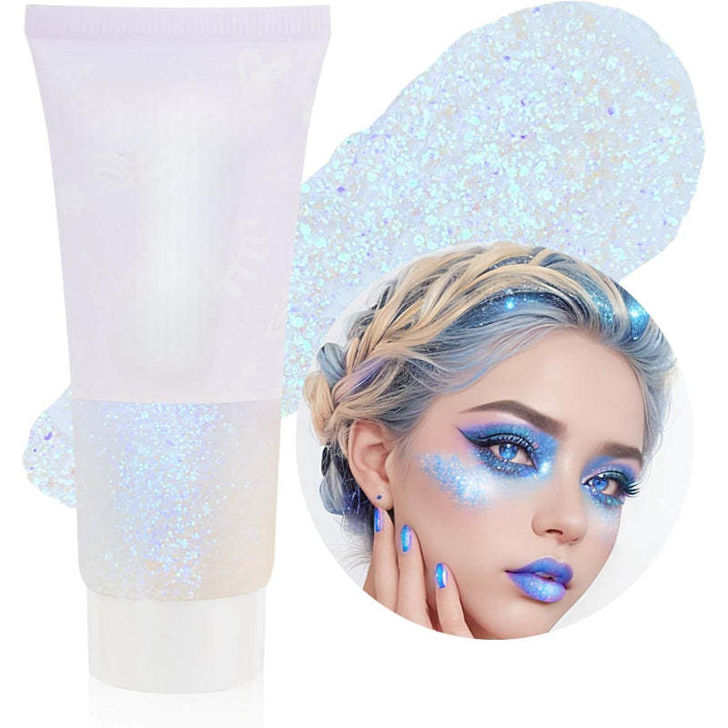 Color Changing Glitter Gel for Festivals and Events-My Makeup Brushset