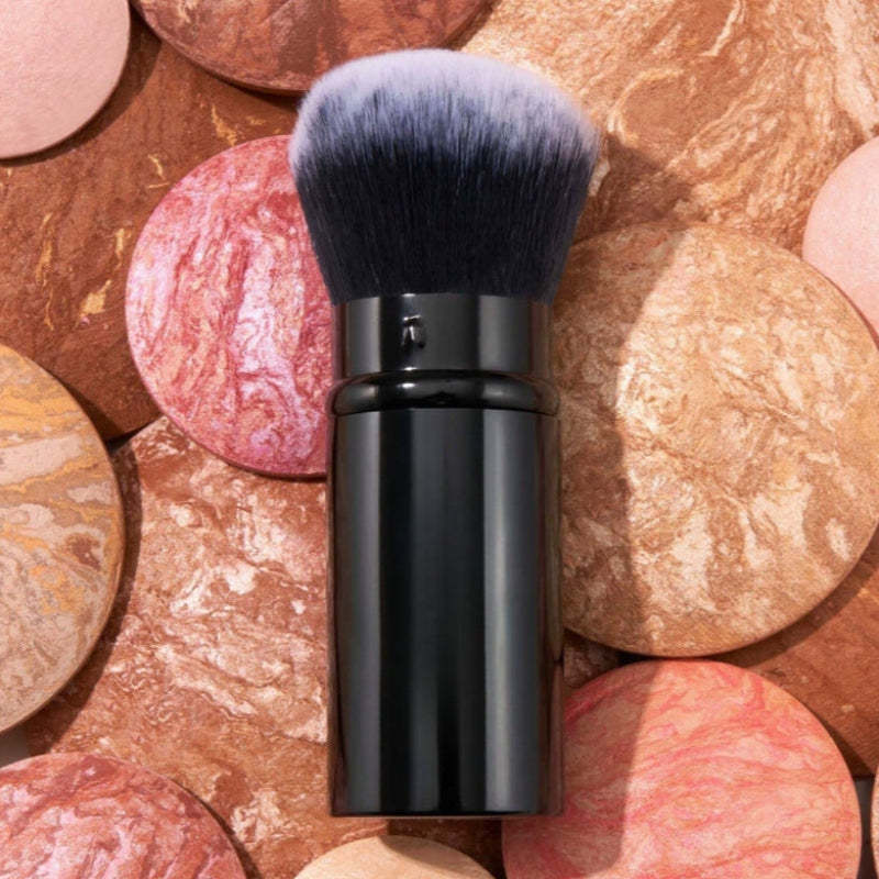 Compact Retractable Kabuki Brush – The Tool For Seamless Blending-My Makeup Brushset