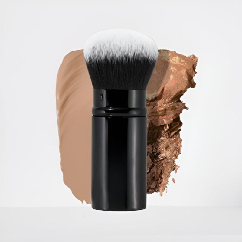 Compact Retractable Kabuki Brush – The Tool For Seamless Blending-My Makeup Brushset