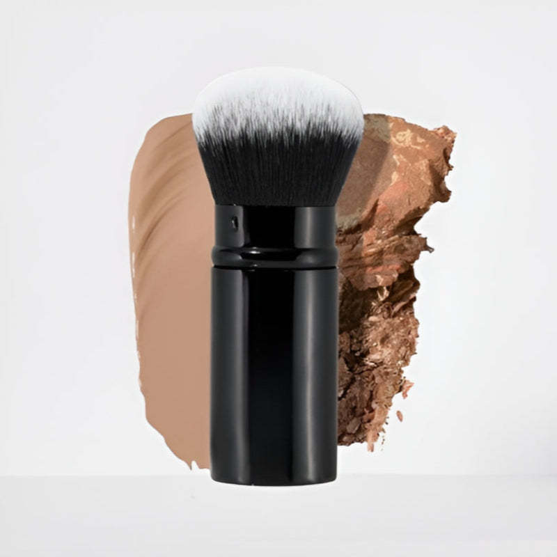 Compact Retractable Kabuki Brush – The Tool For Seamless Blending-My Makeup Brushset