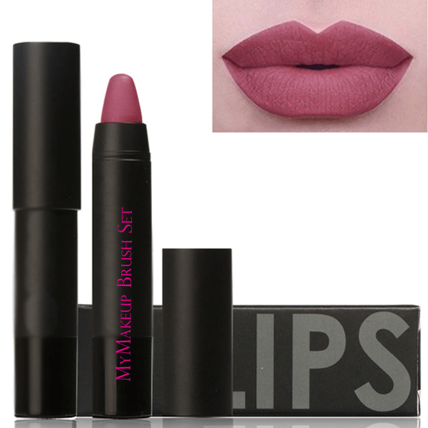 Matte Lip Crayons – Bold Color And Long-Lasting Wear-My Makeup Brushset