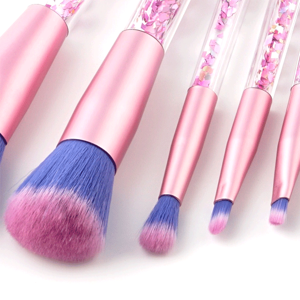 Confetti Glitter Brush Set – Soft, Stylish & Full Face Makeup Brushes-My Makeup Brushset