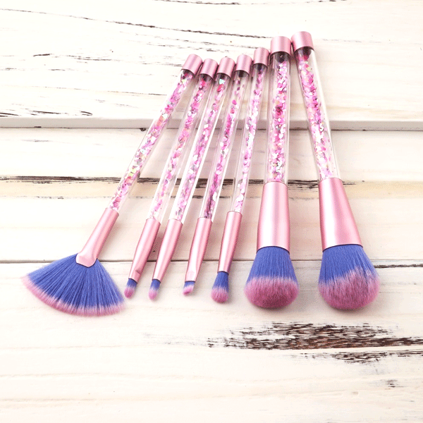 Confetti Glitter Brush Set – Soft, Stylish & Full Face Makeup Brushes-My Makeup Brushset