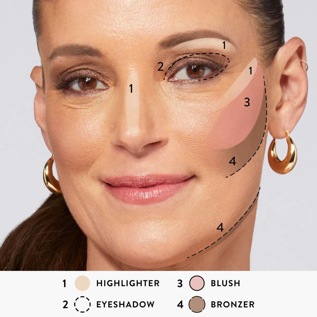 Ethereal Baked Palette Kit - Long-lasting makeup kit-My Makeup Brushset