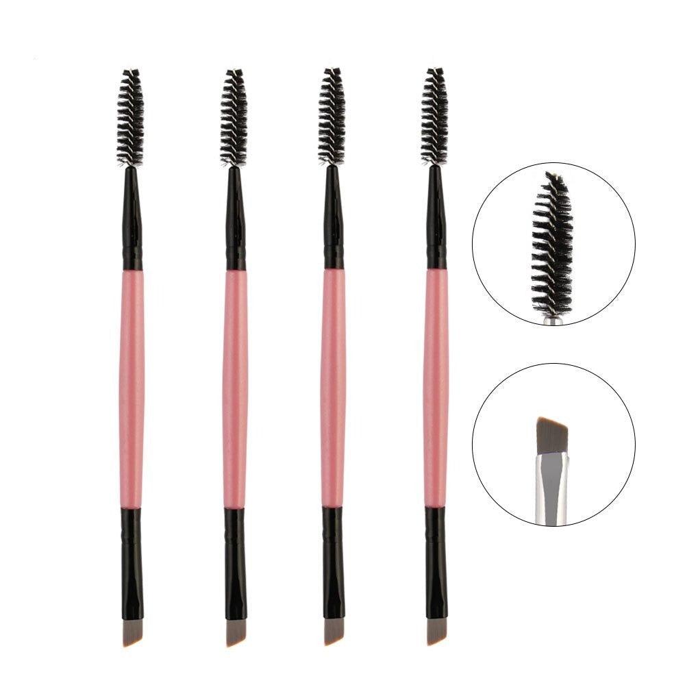 Double Ended Brush – A Tool for Perfectly Defined Brows and Lashes-My Makeup Brushset