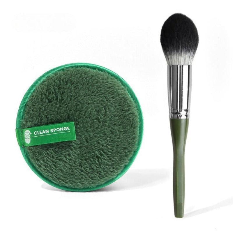 1 Pc Professional Makeup Brush with Puff for Flawless Blending-My Makeup Brushset