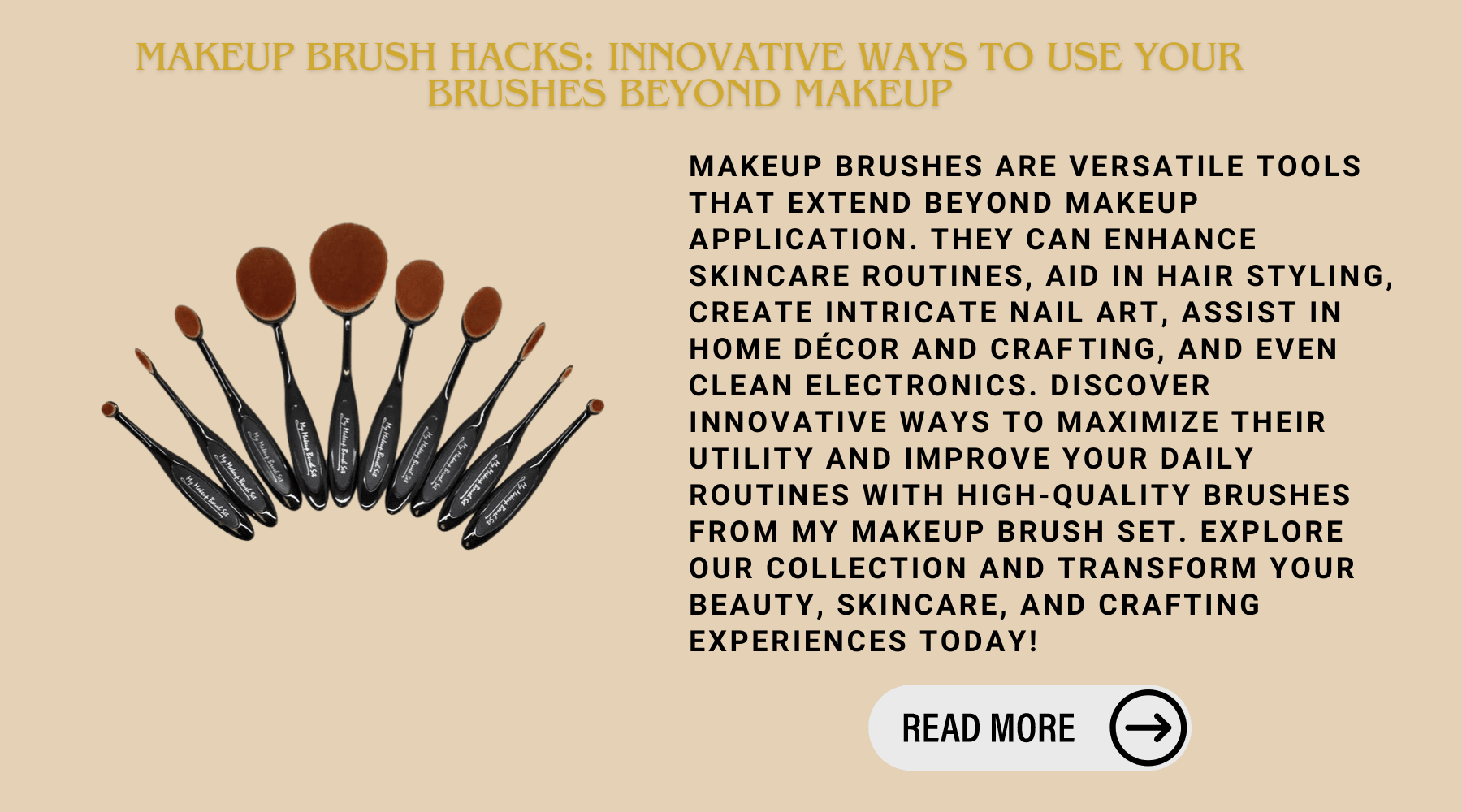 Makeup Brush Hacks: Innovative Ways To Use Your Brushes Beyond Makeup-My Makeup Brushset