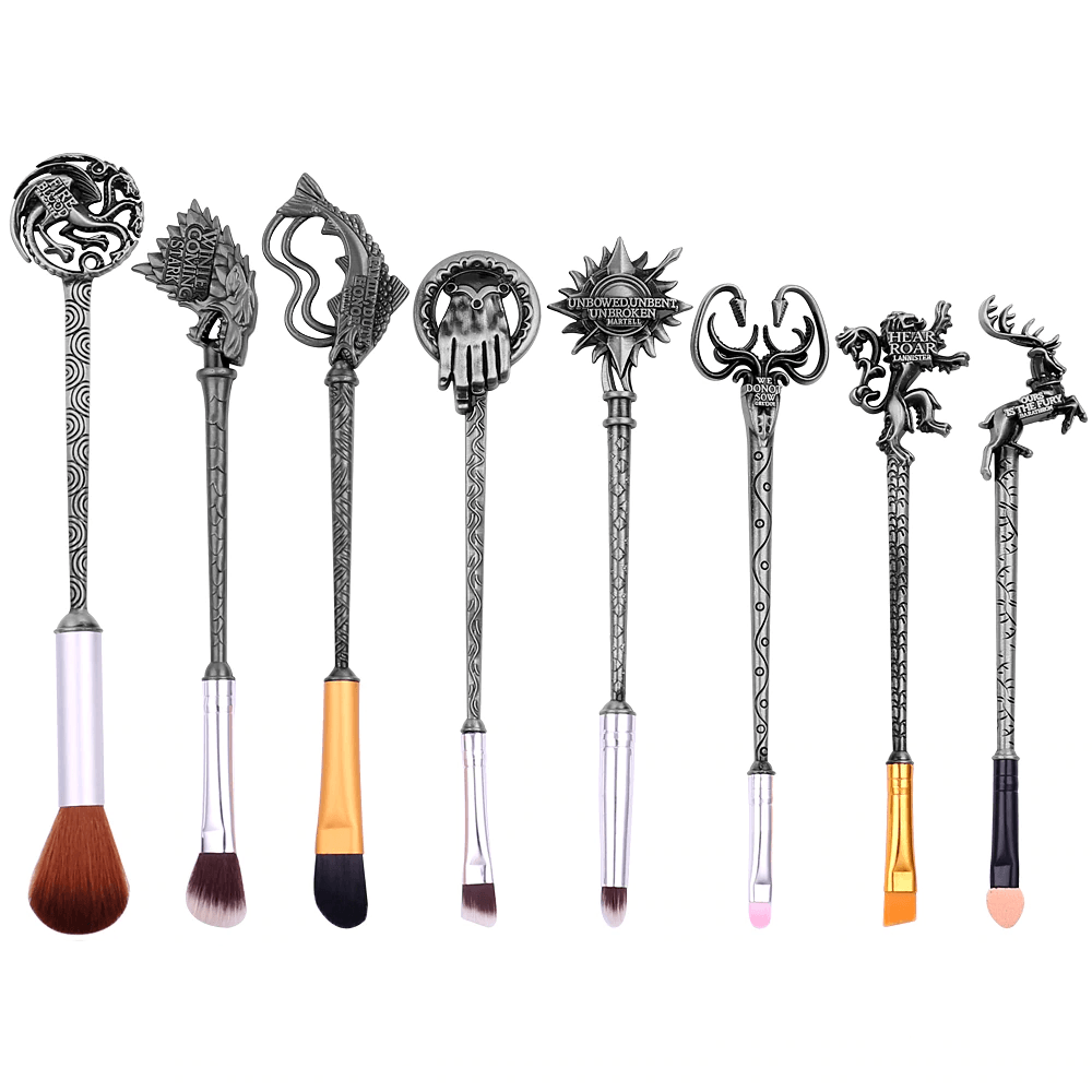 8 Piece GOT Inspired Brush Set – Fantasy-Inspired Makeup Brushes-My Makeup Brushset