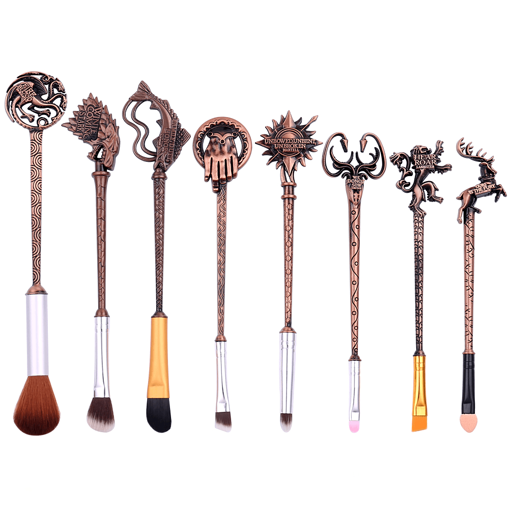 8 Piece GOT Inspired Brush Set – Fantasy-Inspired Makeup Brushes-My Makeup Brushset