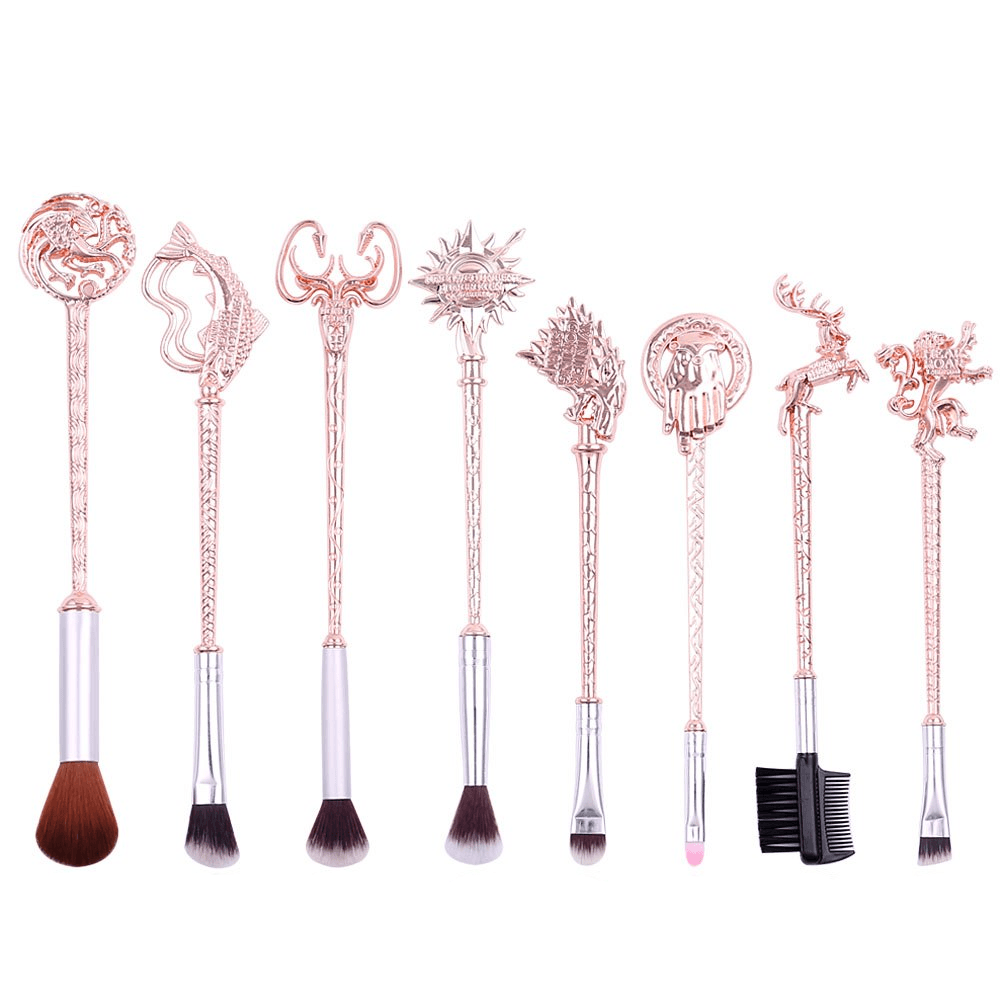 8 Piece GOT Inspired Brush Set – Fantasy-Inspired Makeup Brushes-My Makeup Brushset