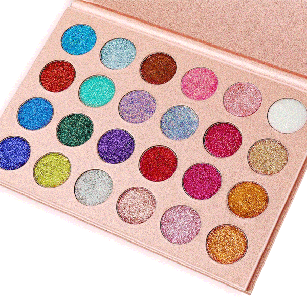Glam Glitter Eye Shadow Palette – Shimmering Colors for Bold Looks-My Makeup Brushset