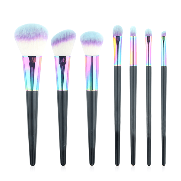 Black Rainbow Brush Set – Multi-Purpose Beauty Brushes-My Makeup Brushset