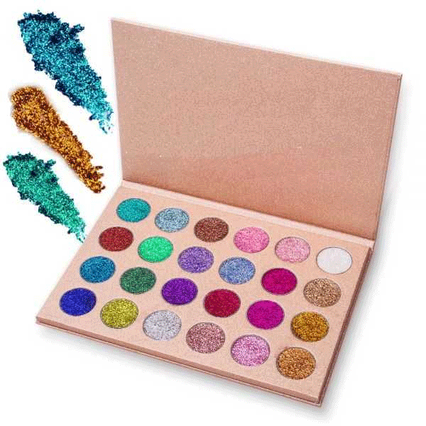 Glam Glitter Eye Shadow Palette – Shimmering Colors for Bold Looks-My Makeup Brushset