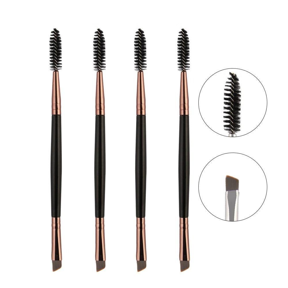 Double Ended Brush – A Tool for Perfectly Defined Brows and Lashes-My Makeup Brushset