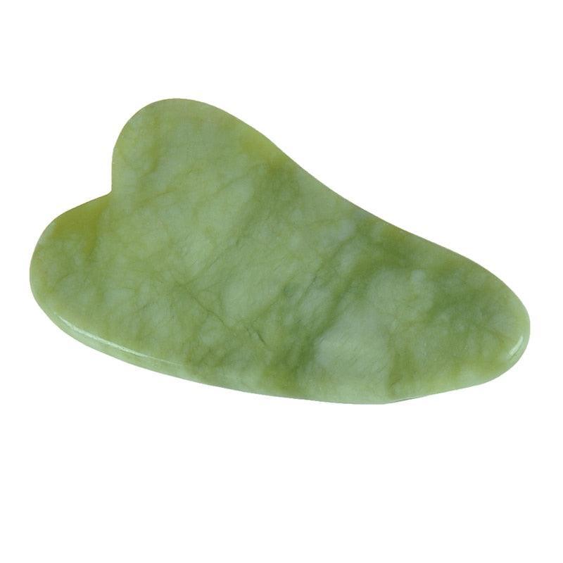 Jade Gua Sha Tool For Skin And Firming – Cool And Sculpt-My Makeup Brushset