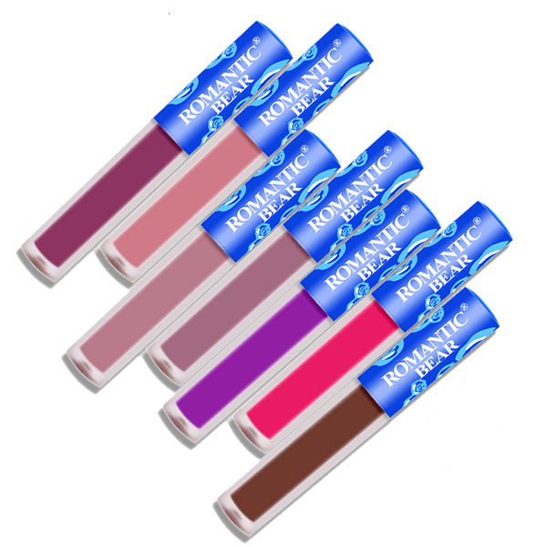 Frosted Metallic Lipstick – Long-Lasting High-Pigment Lip Color-My Makeup Brushset