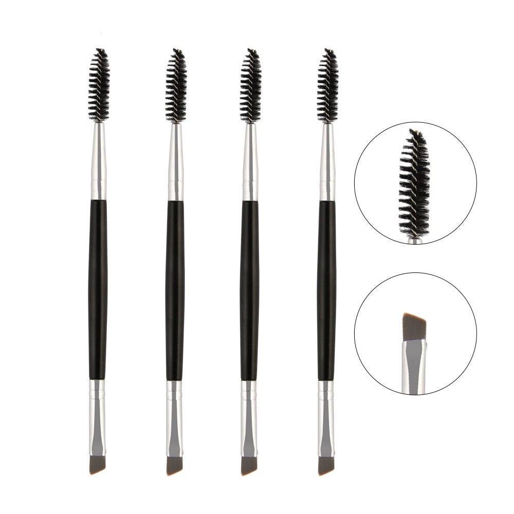 Double Ended Brush – A Tool for Perfectly Defined Brows and Lashes-My Makeup Brushset
