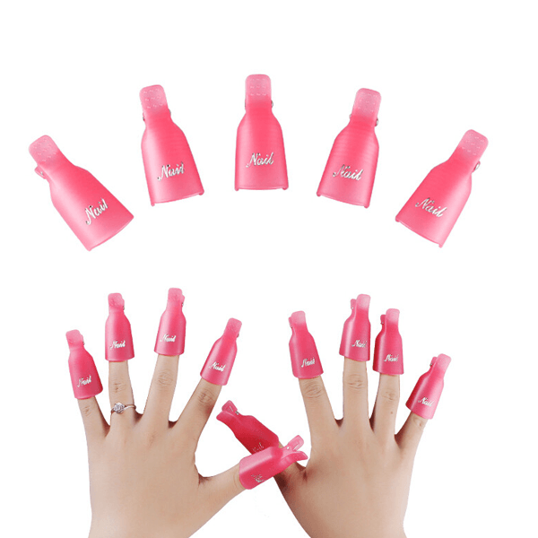 Gel Remover Caps – Acrylic Nail Remover for Quick Gel Polish Removal-My Makeup Brushset