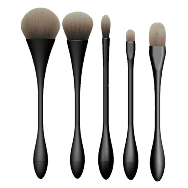 5 Piece Hour Glass Brush Set - Essential Tools For Makeup-My Makeup Brushset