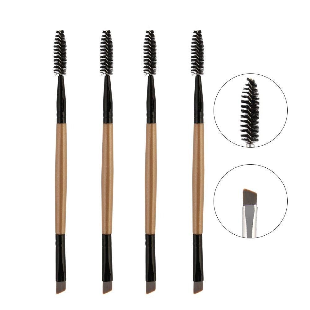 Double Ended Brush – A Tool for Perfectly Defined Brows and Lashes-My Makeup Brushset