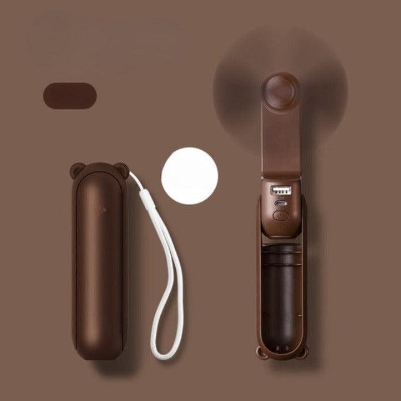 Mini Portable Electric Foldable Fan – The Ultimate Cooling Companion-My Makeup Brushset